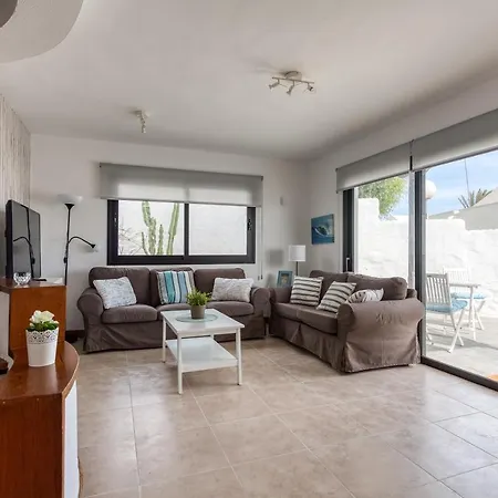 3br Bungalow - Private Solarium - Sea Views Feriehus Maspalomas (Gran Canaria)